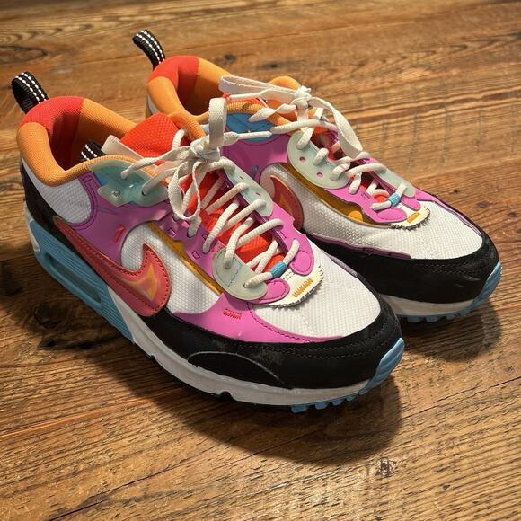 Nike Air Max 90 Futura Lunar New Year Sneakers FD0821-100 Women's SIZE 8.5 Retro - Picture 8 of 16